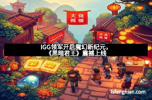 IGG领军开启魔幻新纪元，《黑暗君王》震撼上线